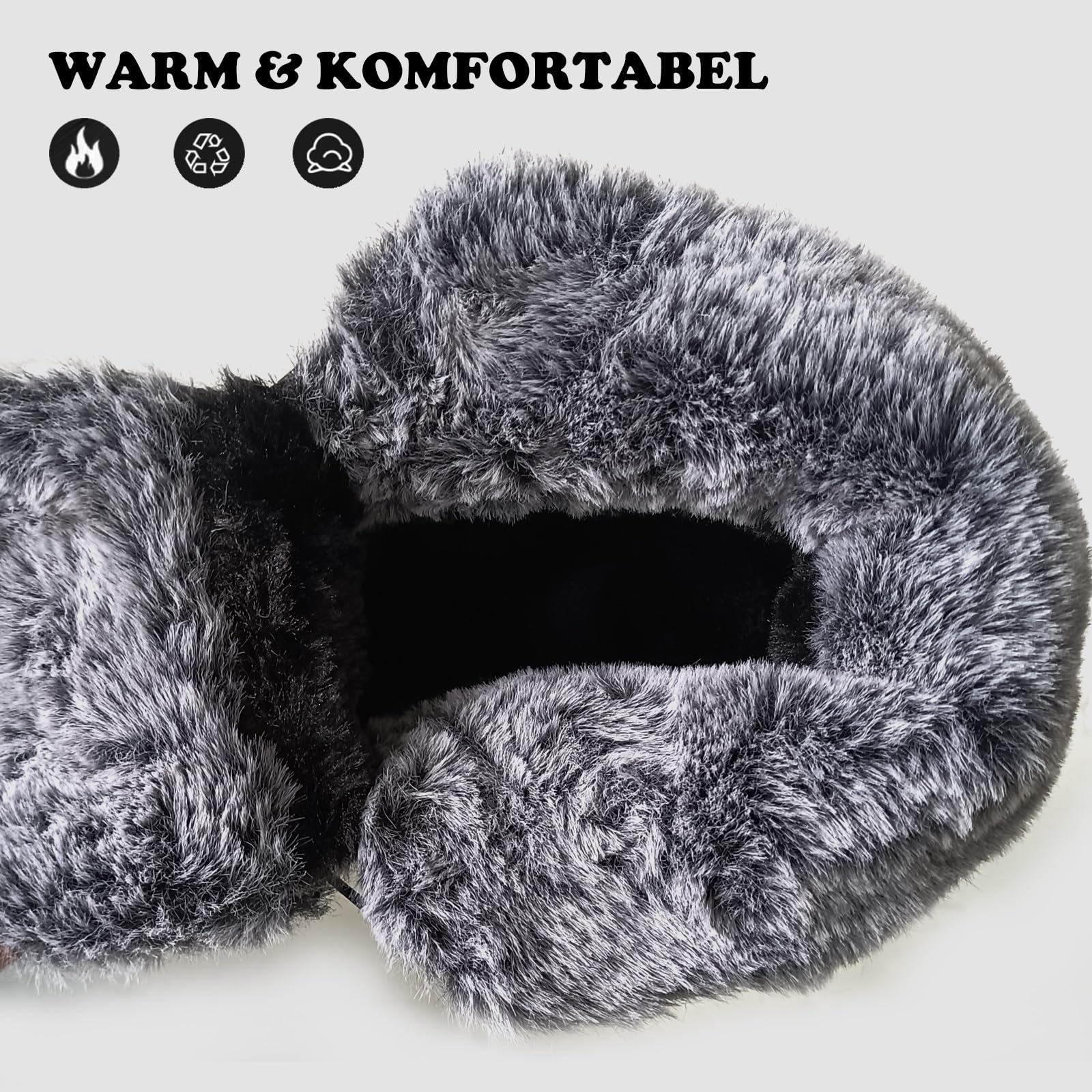 Kinder Schneestiefel Jungen Mädchen Wasserdicht Winterschuhe