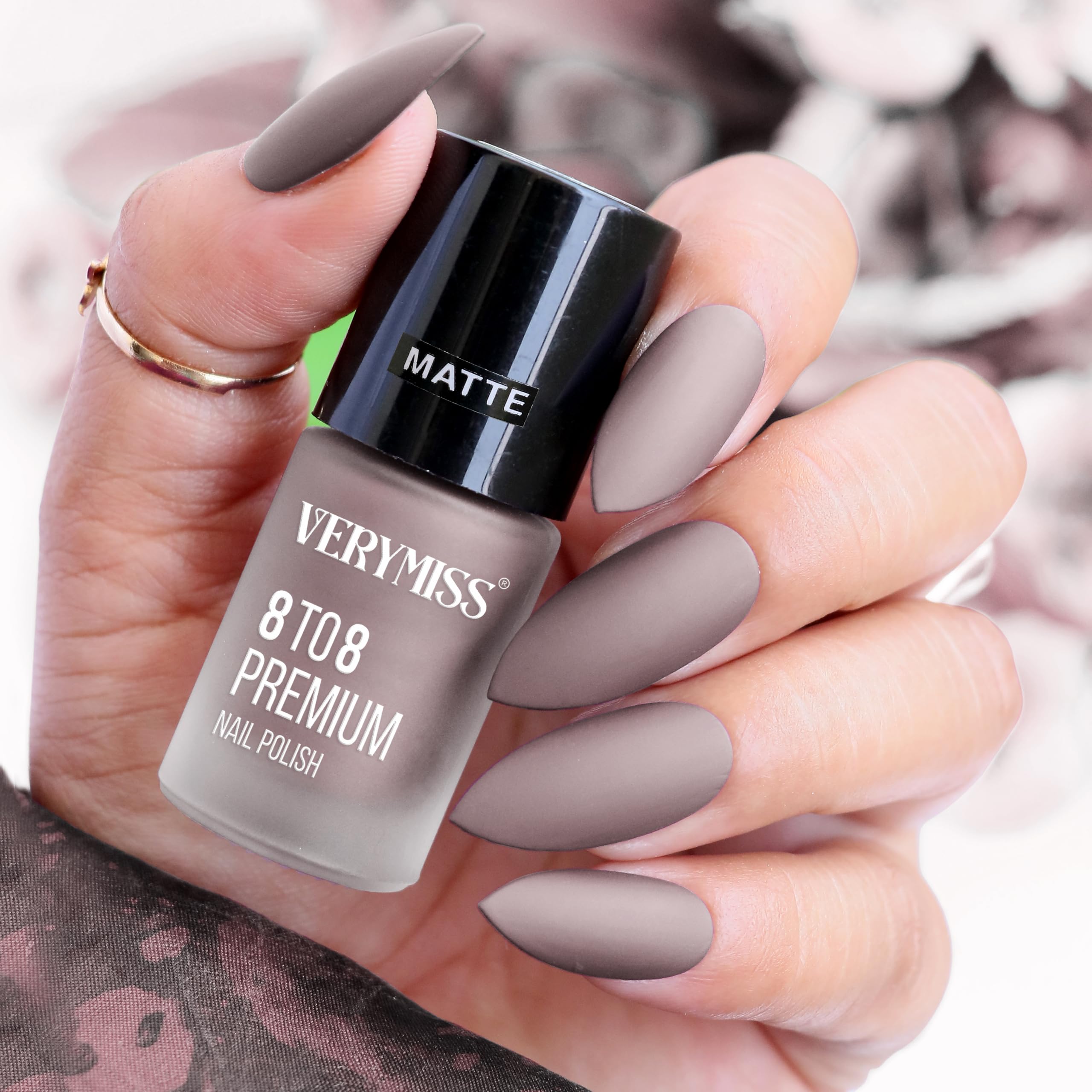 verymiss matte nail polish 6ml | smooth application | quick drying | paraben free - 309 blush (old lavender, 6 ml (pack of 1))