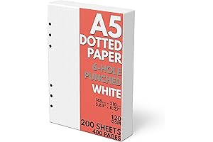 A5 Dot Grid Bullet Journal Paper