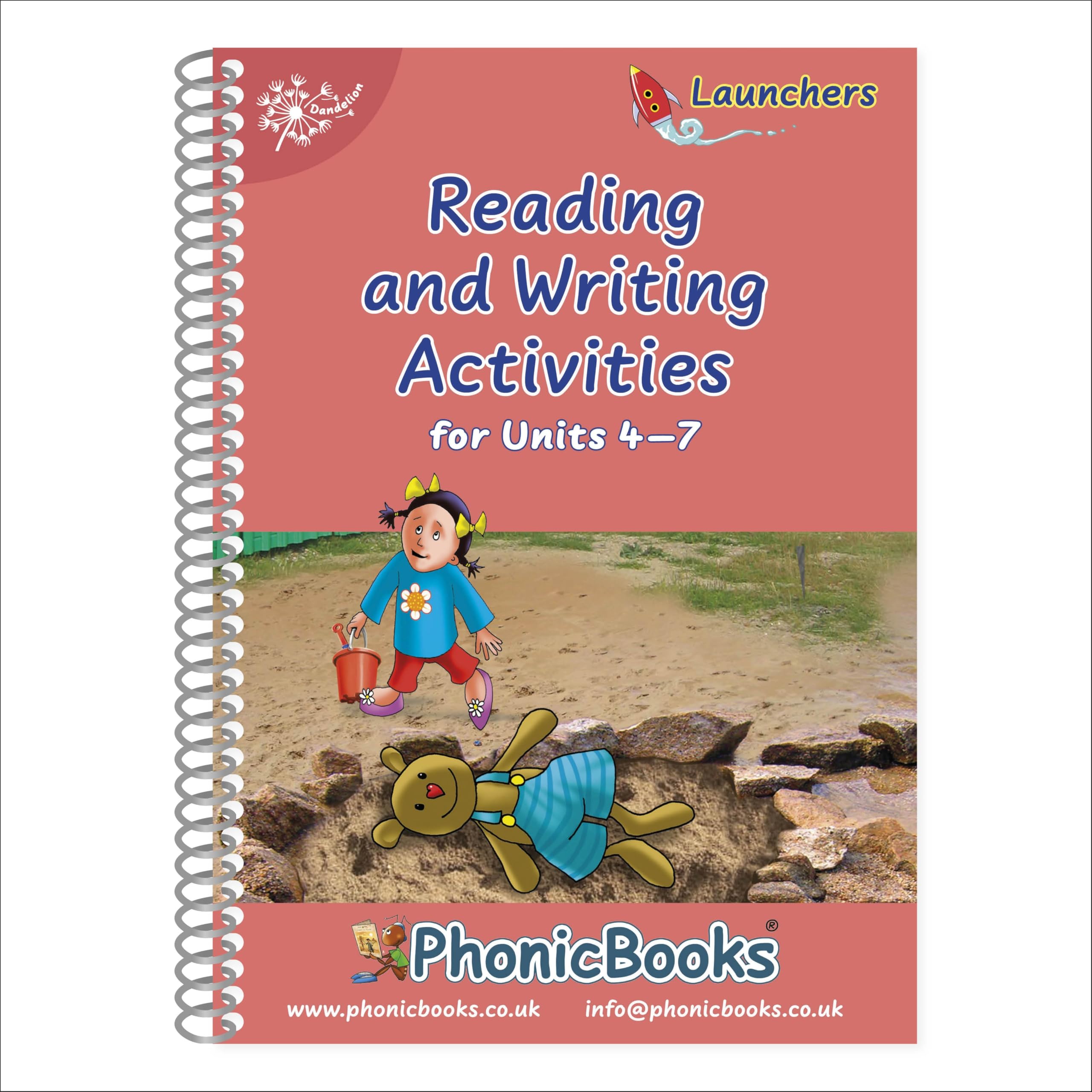 Phonic Books Dandelion Launchers Reading and  by Phonic Books SPIRAL-BOUND