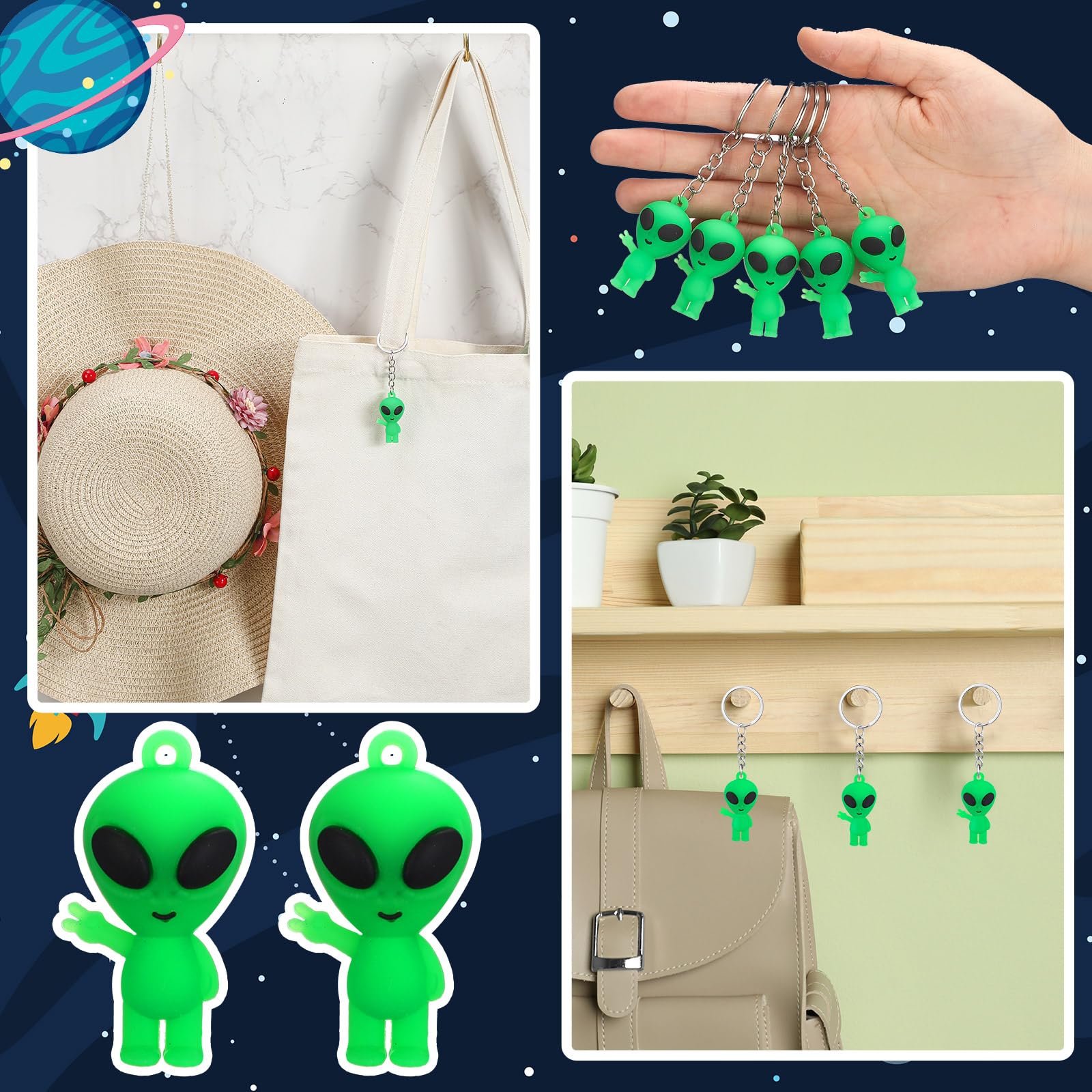 Amazon.com: Equsion 24 Pcs Alien Party Favors Alien