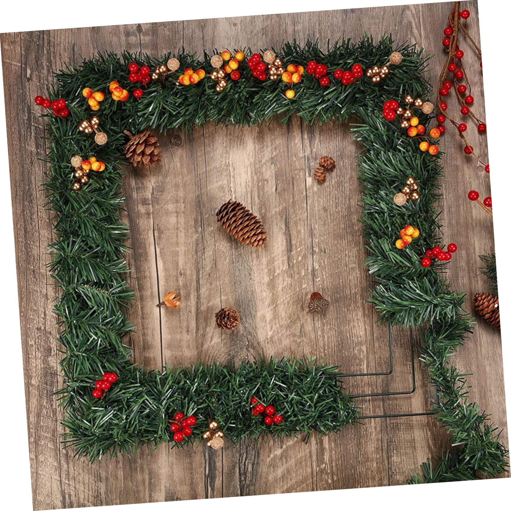 Ciieeo 4 Stck Stabile Eisenkranz Ringe Grüner Draht Kranzrahmen für DIY Blumenkränze Kreative Wand und Festtagsdeko Robustes Material für Weihnachten Hochzeit und Feierlichkeiten