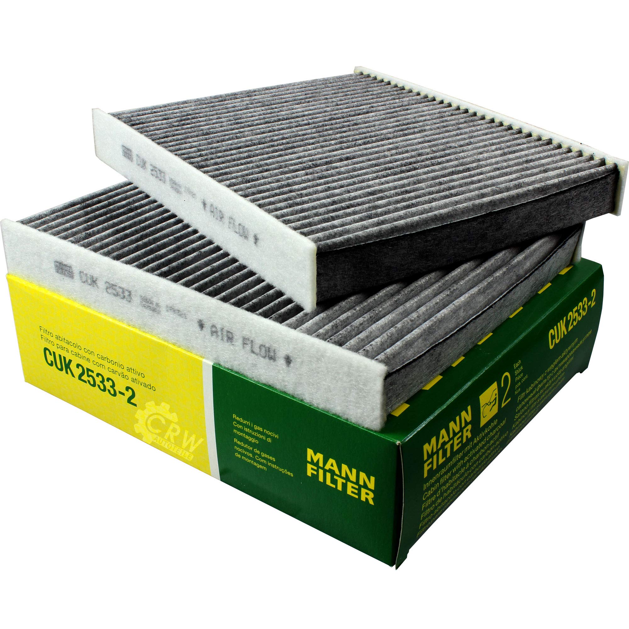 Paquete de inspección Kit de mantenimiento de filtros con filtro de aceite HU 816 x, filtro de aire C 28 125, filtro de combustible WK 6030, filtro de habitáculo CUK 2533-2, tornillo de