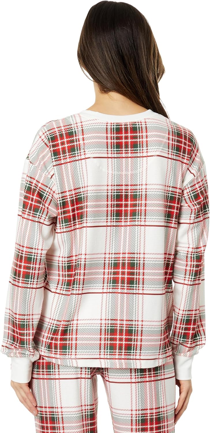 PJ Salvage Women's Loungewear Joyful Spirits Long Sleeve Top - Image 2