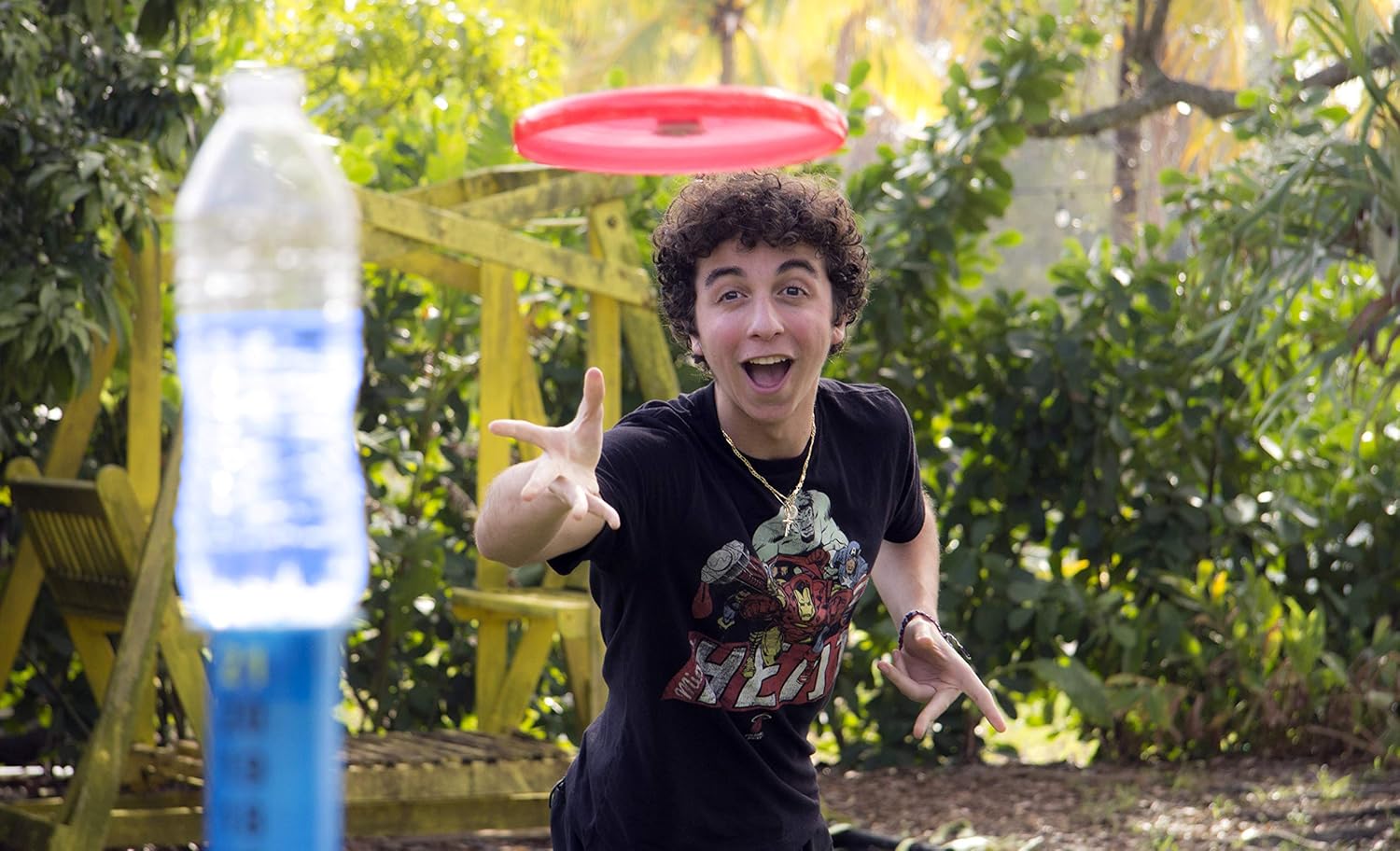 Water Sports Deluxe Light Up Pole Game with Frisbee Disc and Poles, Multi (810717)