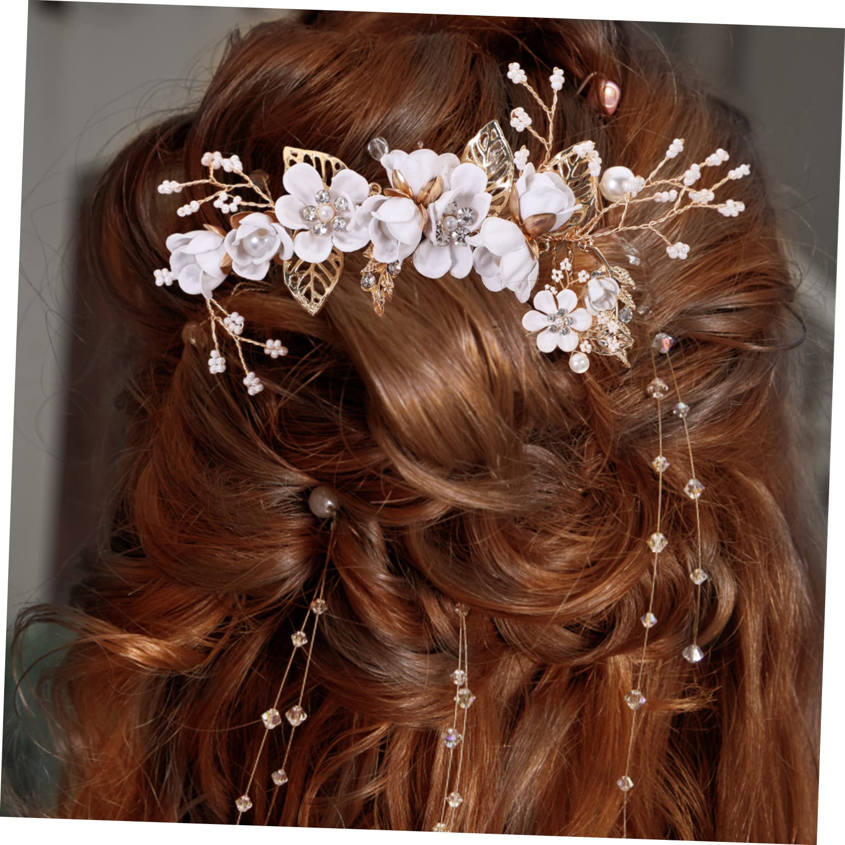 Housoutil 16stücke Goldene Blüten-haarkämme Für Braut Teiliges Elegantes Hochzeits-haaraccessoire Haarnadeln Für Besondere Anlässe Langlebige Materialien Und Feine Verarbeitung Für
