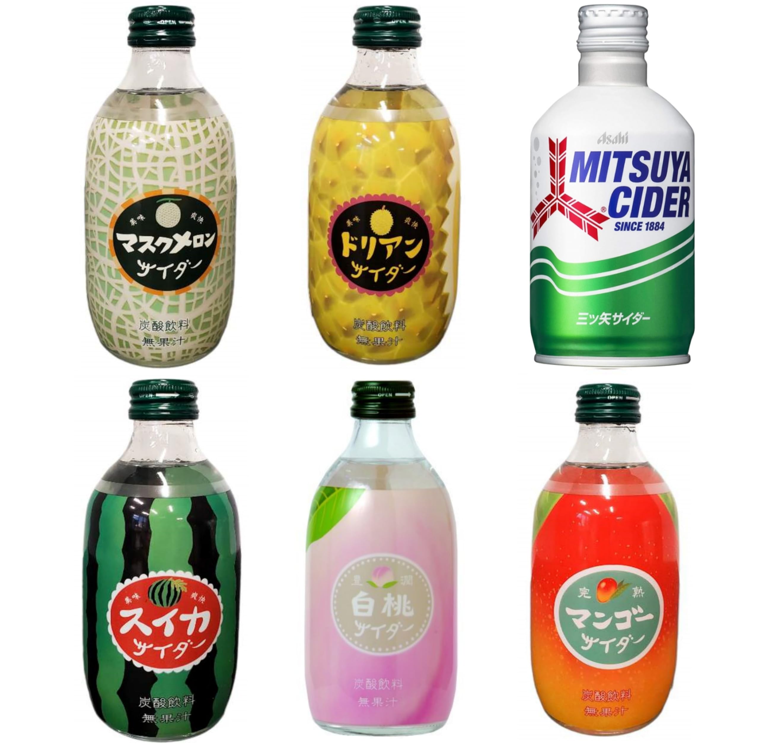 Amazon.com : Tomomasu Japanese Soda Cider Soft Drink, 10.14Fl oz