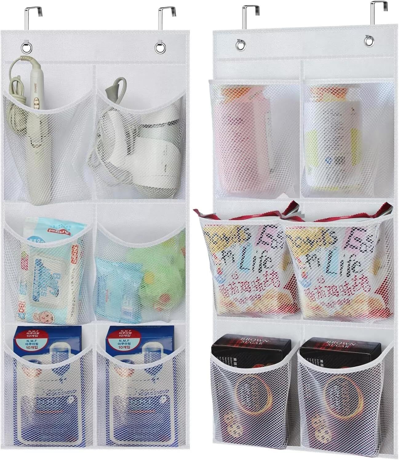 for 2 Packs Narrow Over The Door/Wall Shoe Organizer, Small Hanging Shoe Rack for...
