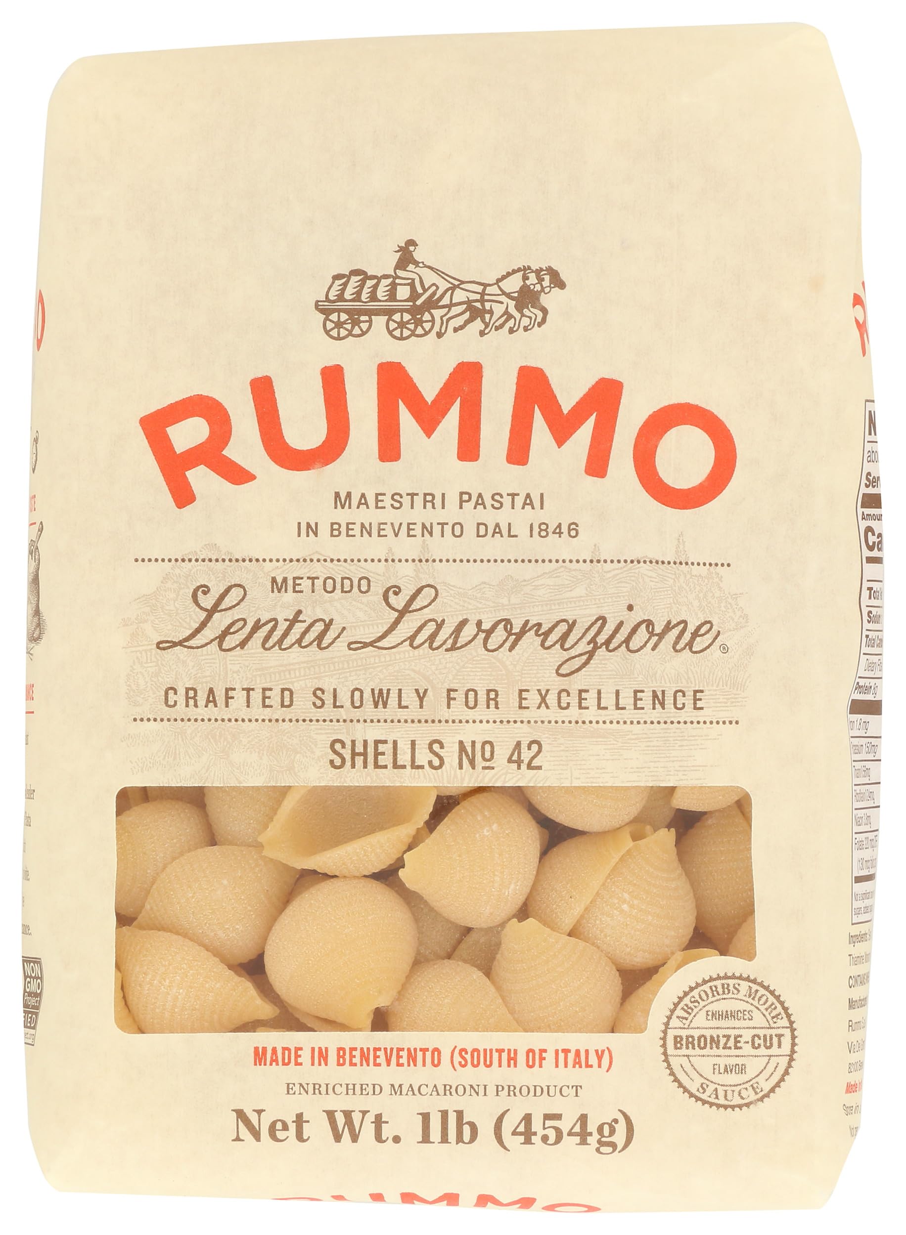 Rummo, Pasta Shells, 16 Ounce