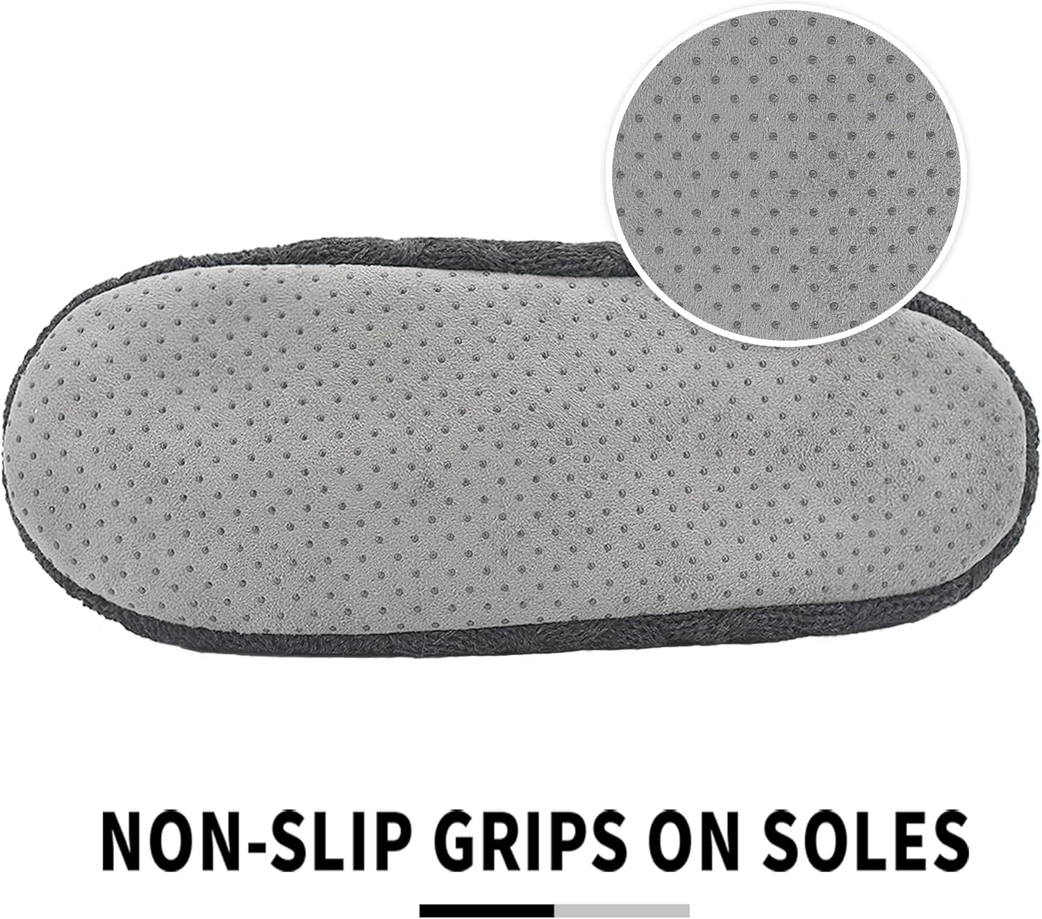 Panda Bros Slipper Socks Soft Cozy Thick House Indoor Boot Sock Shoes with Anti-Skid Bottom Soles for Men's - Image 5