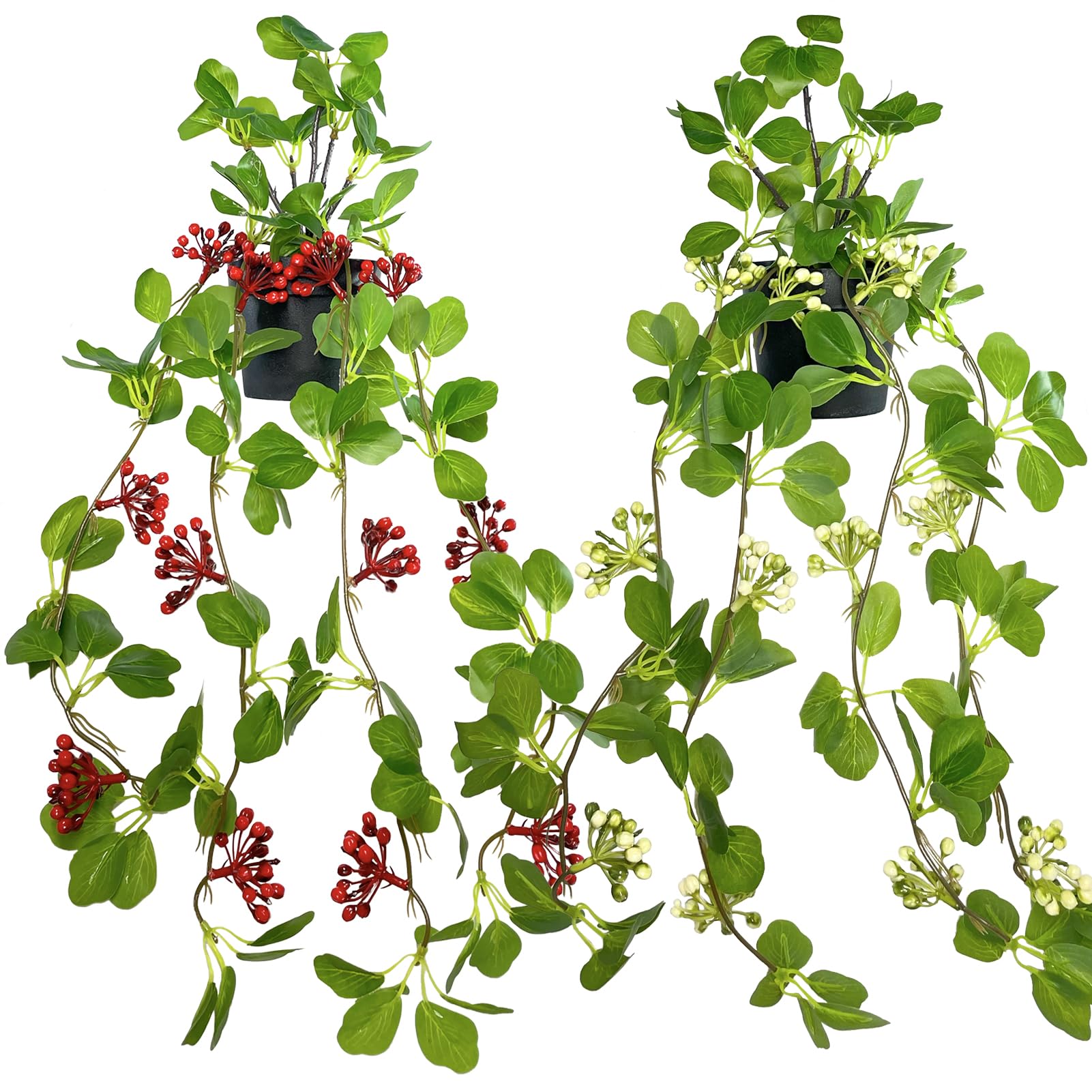 Plantes artificielles de vigne MORELX pour éliminer l'entretien des balcons et des intérieurs
