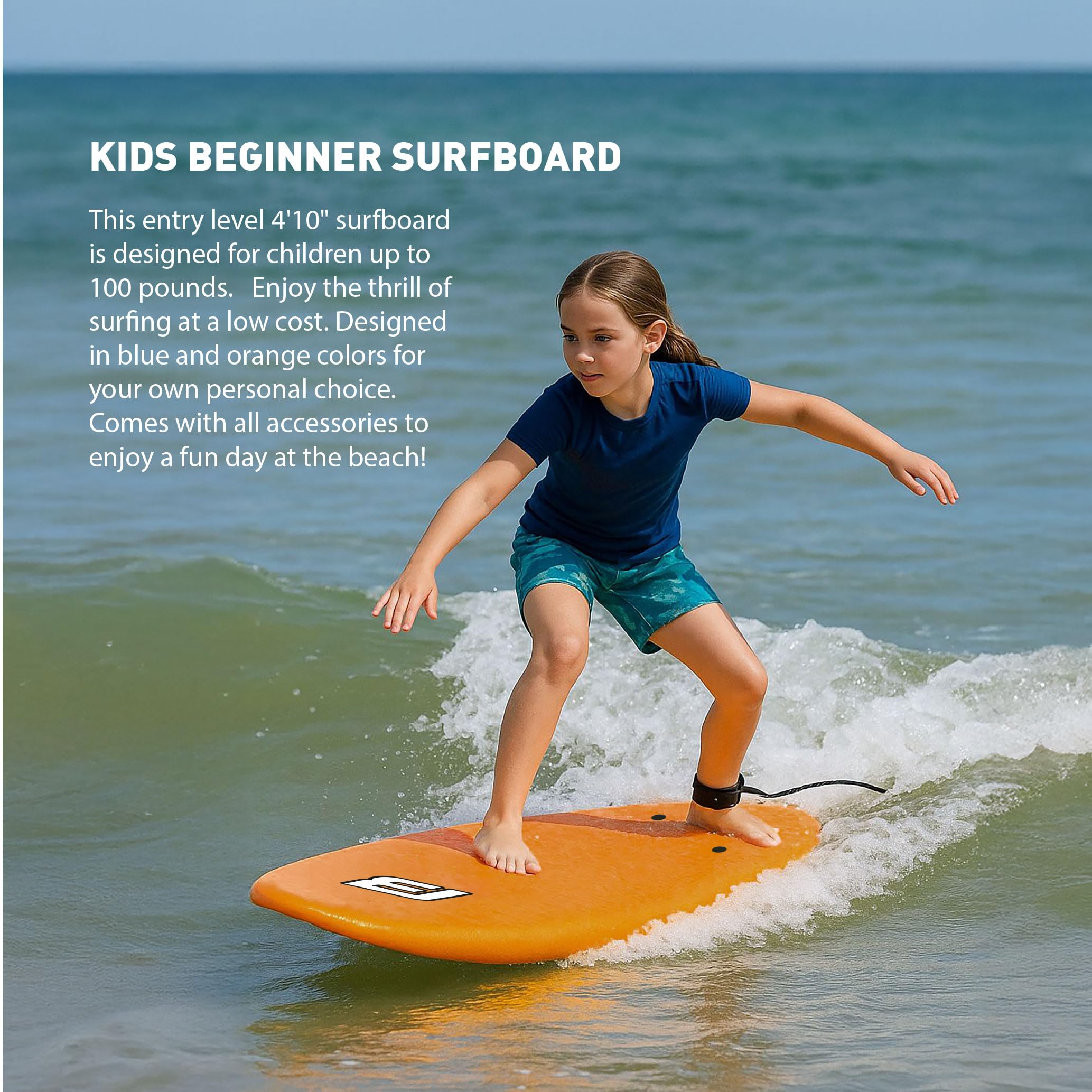 FUNBOARD - Tabla de surf de espuma para principiantes