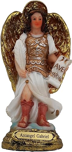 Miniatura 3 de Cannan Set De 7 Arcángeles Arcángeles 4 pulgadas de alto Arcángel Miguel, Zadquiel, Barachiel, Rafael, Gabriel, Uriel Y Jofiel - Juego de figuras