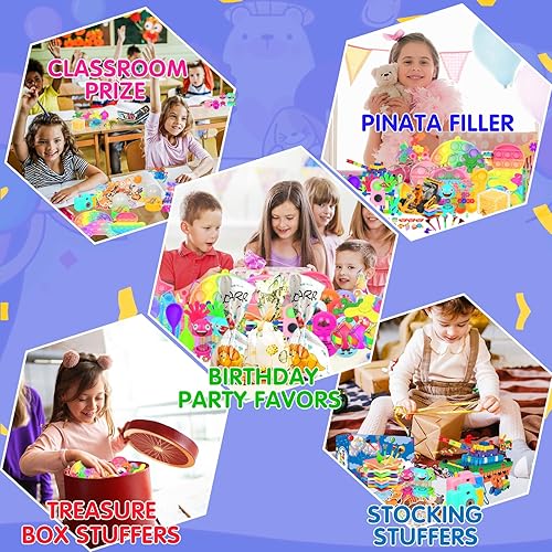 Miniatura 4 de 829 piezas de recuerdos de fiesta para niños, paquete de juguetes para ansiedad, bolsas de regalo, caja del tesoro, juguetes para recompensas de