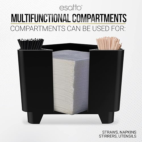 Miniatura 6 de Esatto Bar Products - Organizador triangular de plástico con compartimentos multifuncionales, herramienta de barra profesional utilizada para