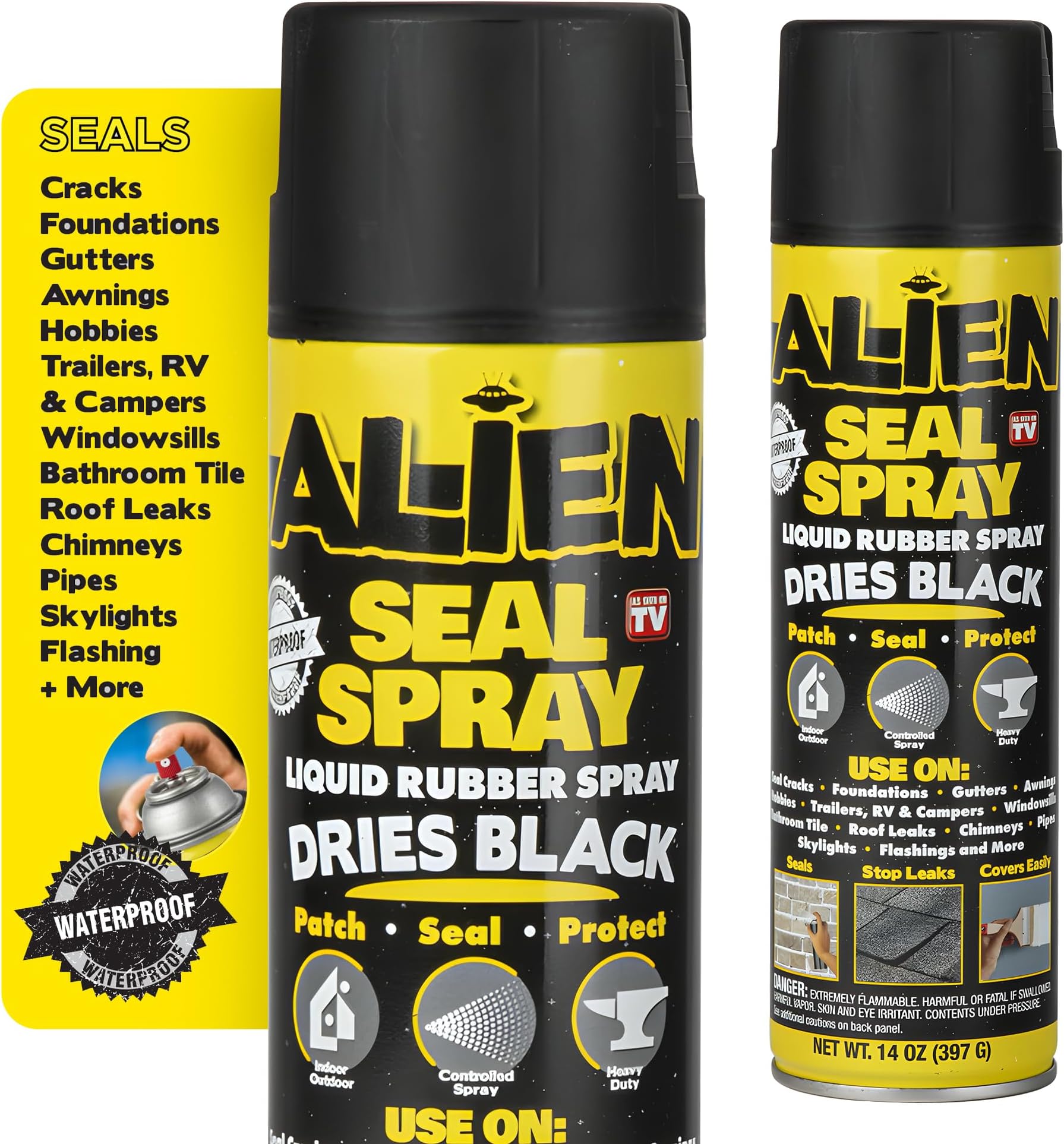 EMSON Liquid Sealant Spray - Dries Black