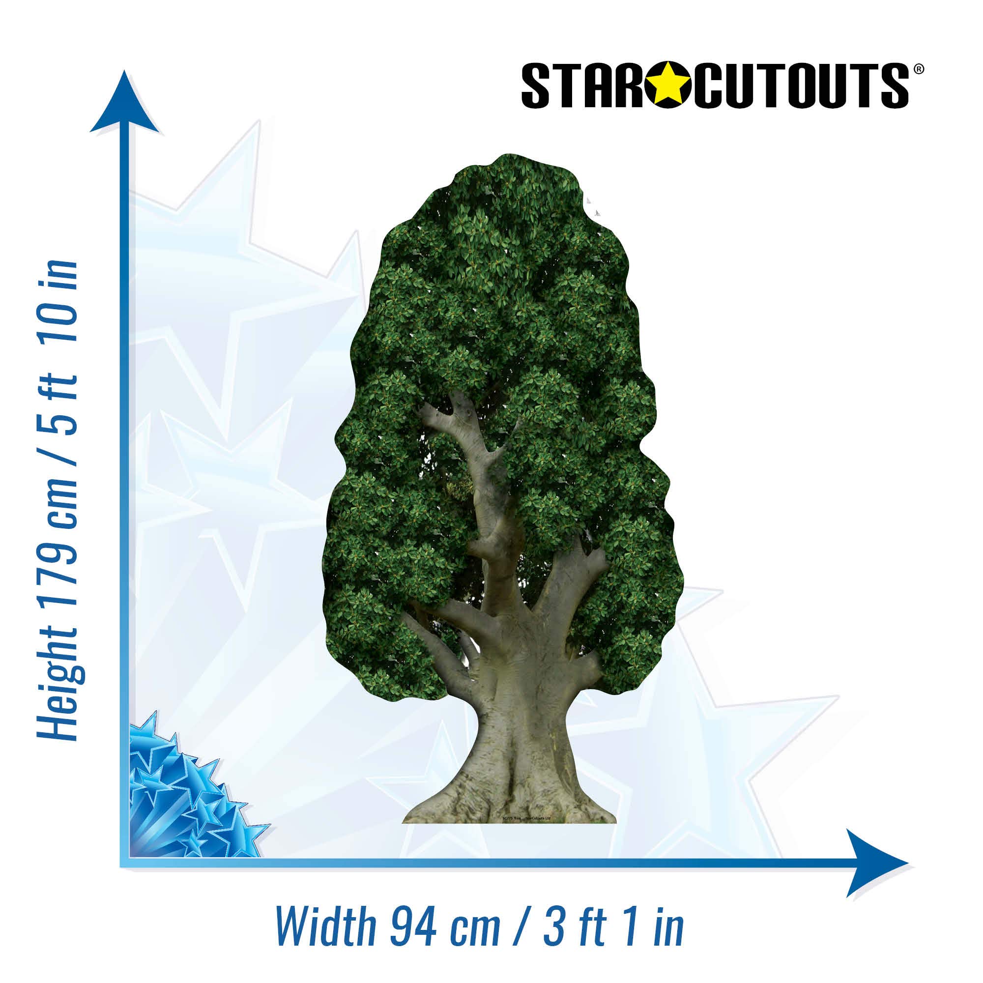 Star Cutouts - Stsc275 - Figurine Géante - Arbre 179 Cm