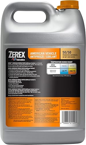 Miniatura 2 de Zerex American Vehicle 50/50 - Refrigerante anticongelante listo para usar, 1 galón