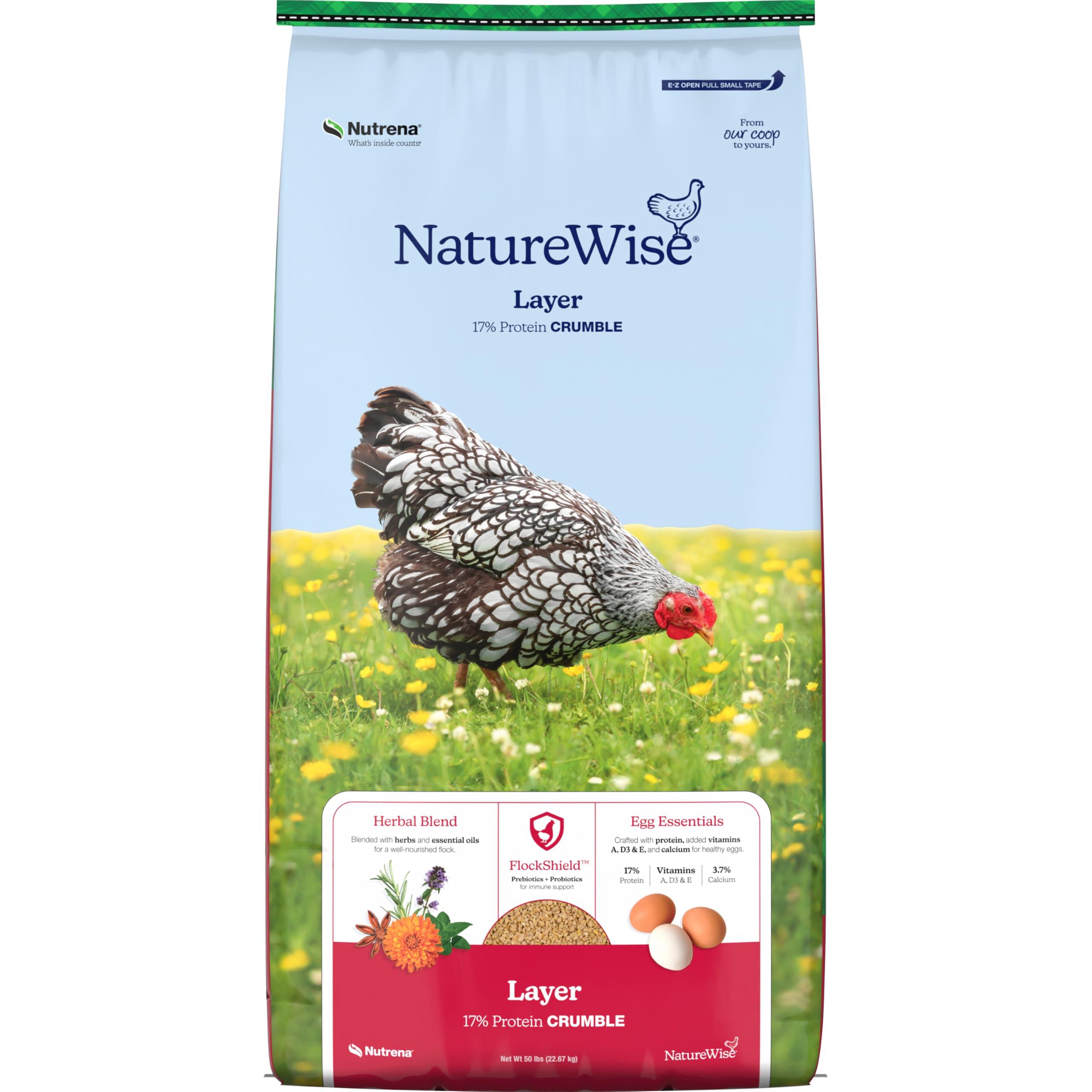 NatureWise® Layer Crumble Poultry Feed (now with 17% protein!)