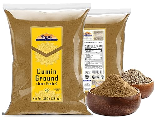 Vista 14 de Rani Comino (Jeera) Especias en polvo 7 oz (200 g) ~ Todo natural Vegano Apto para gluten Sin OMG Kosher Origen indio