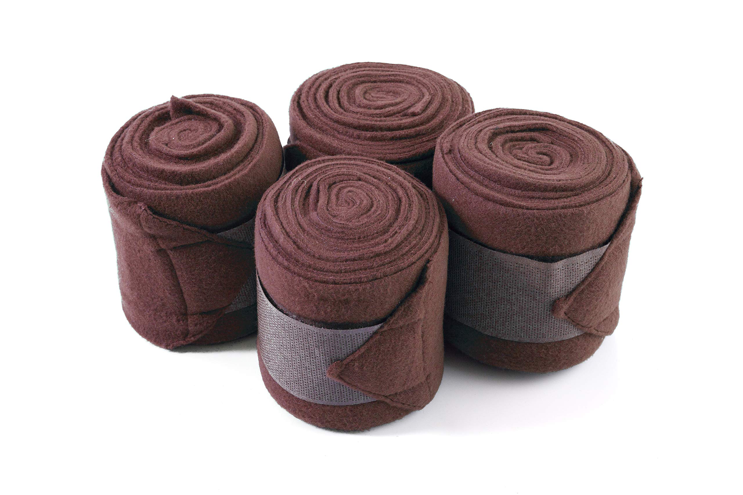 Gee Tac Horse Bandages Leg Wraps Pack of 4 x 3M BROWN