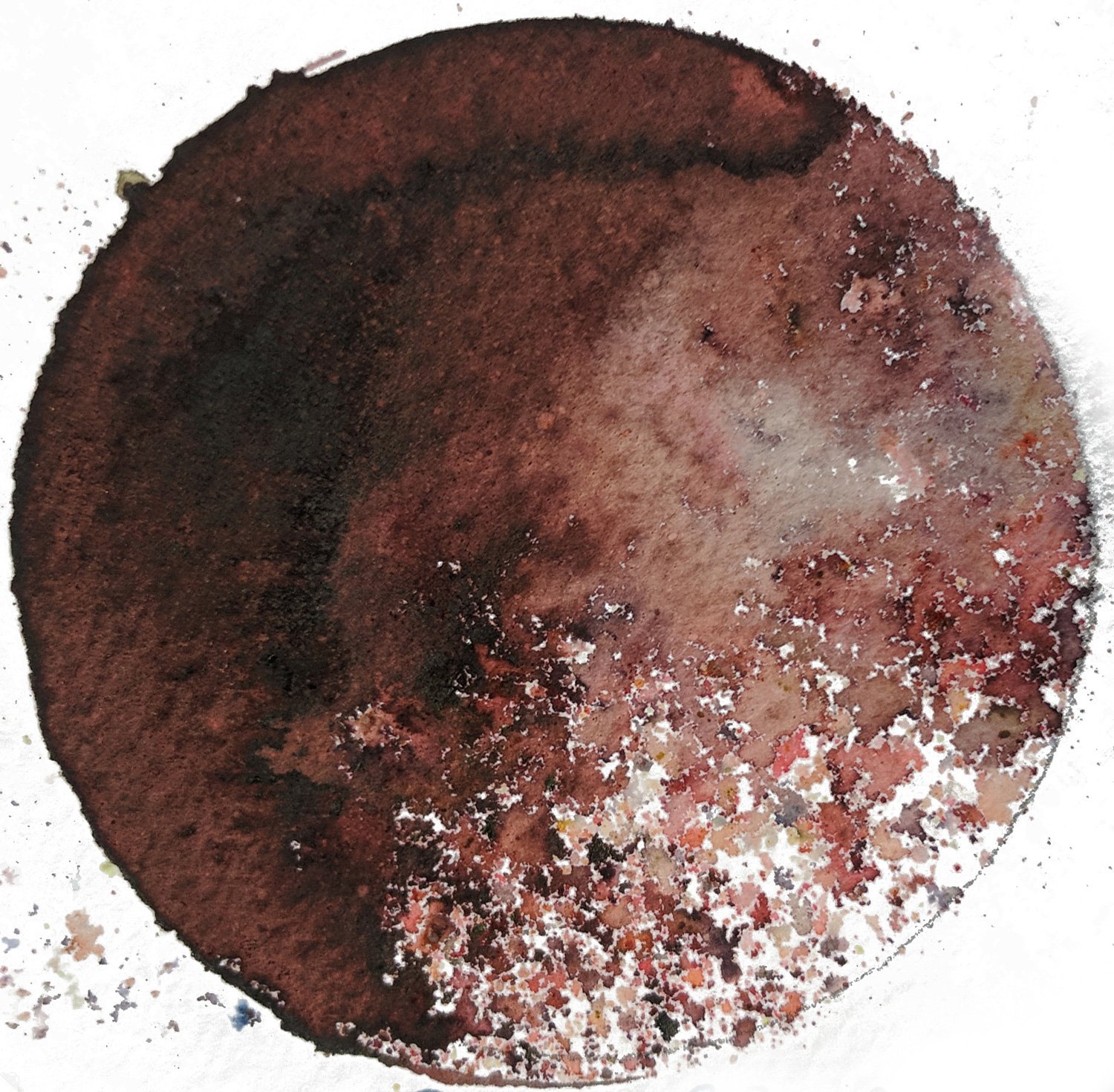 Brusho Crystal Colour - 15g pot - Dark Brown