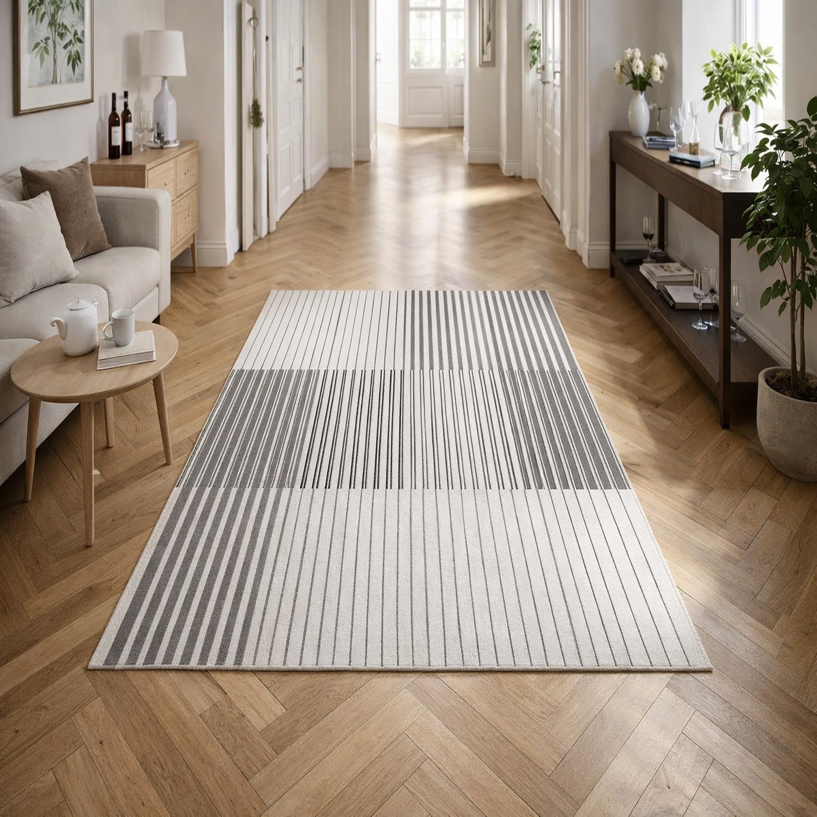 Alfombra lavable para sala de estar que elimina manchas fácilmente