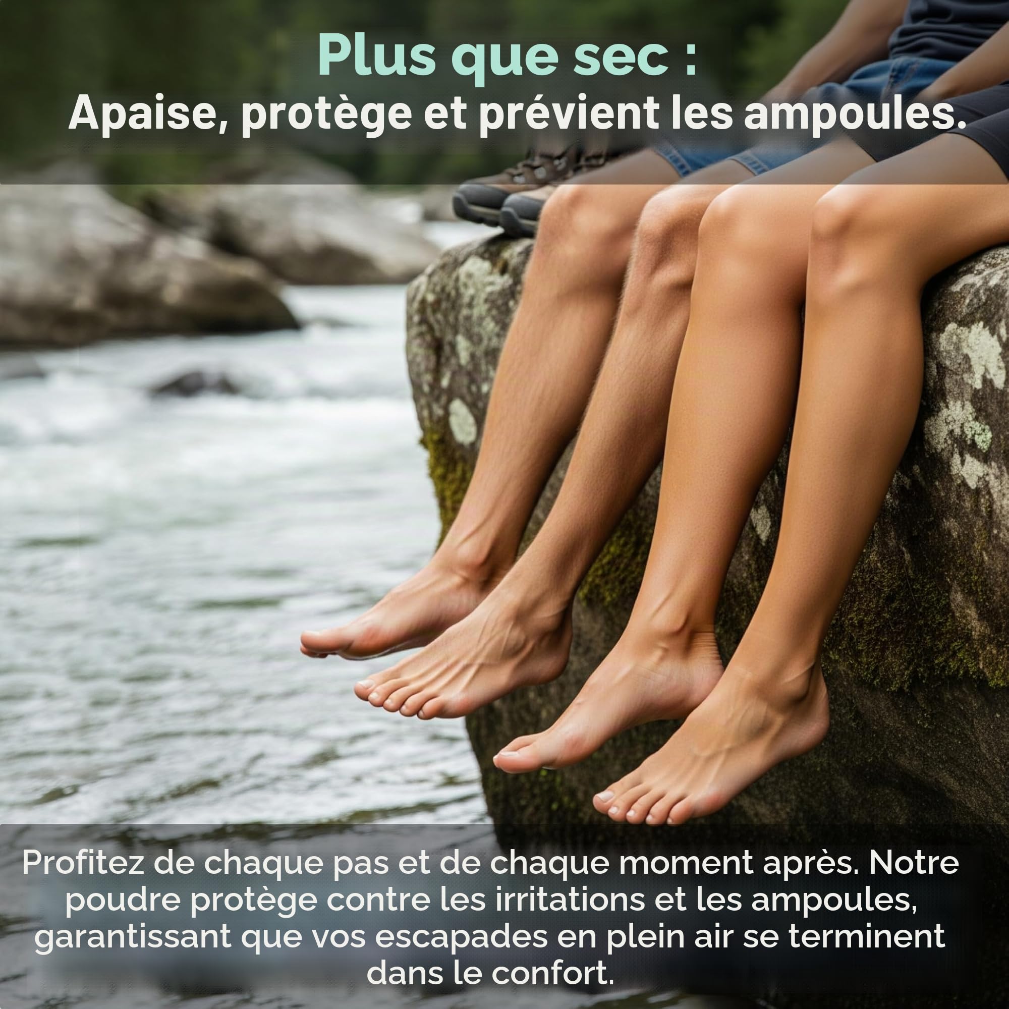 Lumi Outdoors Spray désodorisant naturel pour chaussures et poudre pour les pieds – Eucalyptus citron et poudre pour les pieds
