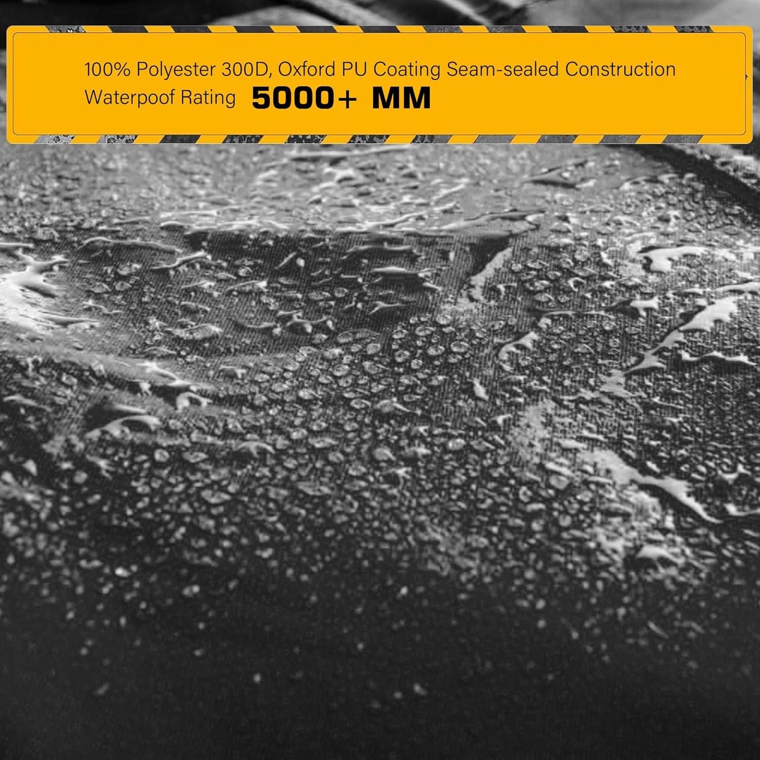 PAFESTER High Visibility Reflective Safety Jackets for men 300D Oxford 100% Waterproof Thermal Rain Coats for Cold Weather - Image 4