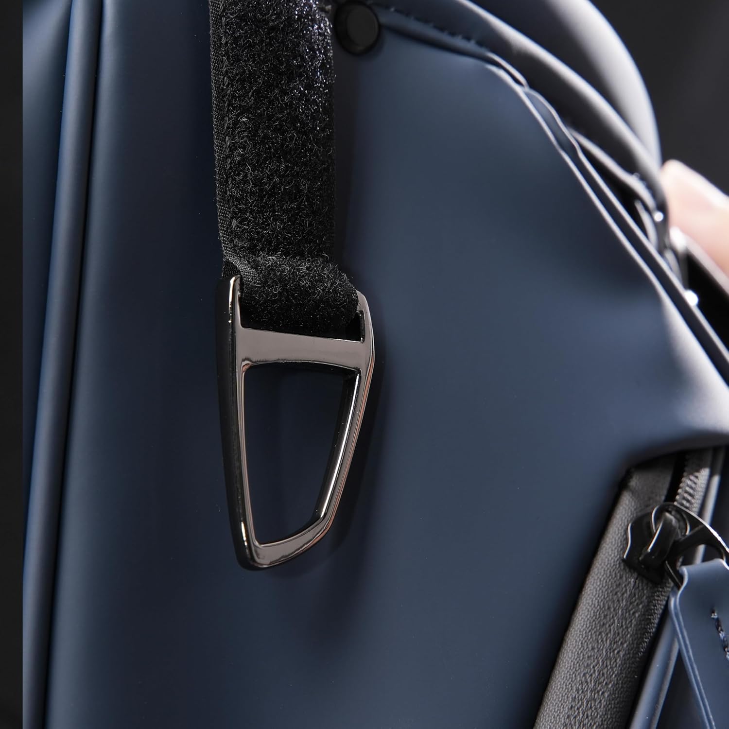 Premium Golf Stand Bag Durable Golf Club Bag with Multiple Pockets pu Leather Zipper Golf Bag with Stand 6 Way Full Length Velvet Divider Black Blue Grey Green Golf Bags for Men/Women