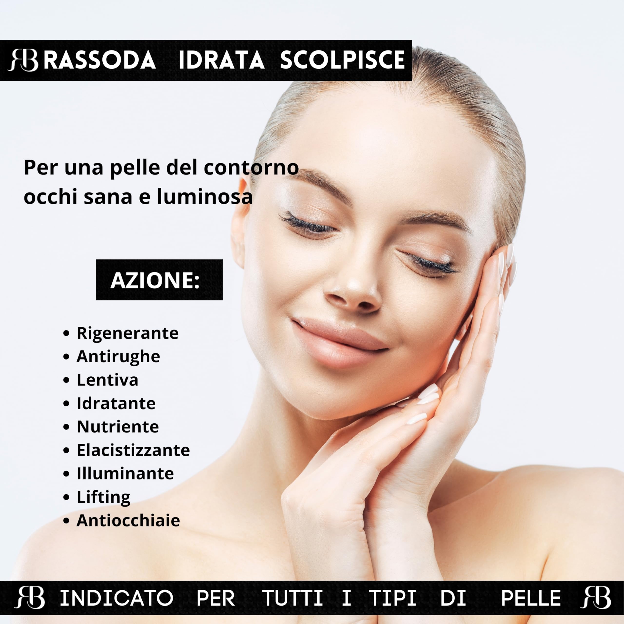 Siero Contorno Occhi Antirughe e Antiocchiaie con Bava di Lumaca e Acido Ialuronico - Effetto Ghiaccio Anti-fatica Riduce Rughe, Borse e Occhiaie per uno Sguardo Riposato
