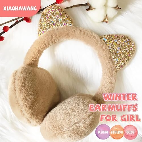 Miniatura 3 de XIAOHAWANG Orejeras de invierno para niños y niñas, orejeras cálidas para bebés y niños, calentador de orejas acolchado de felpa