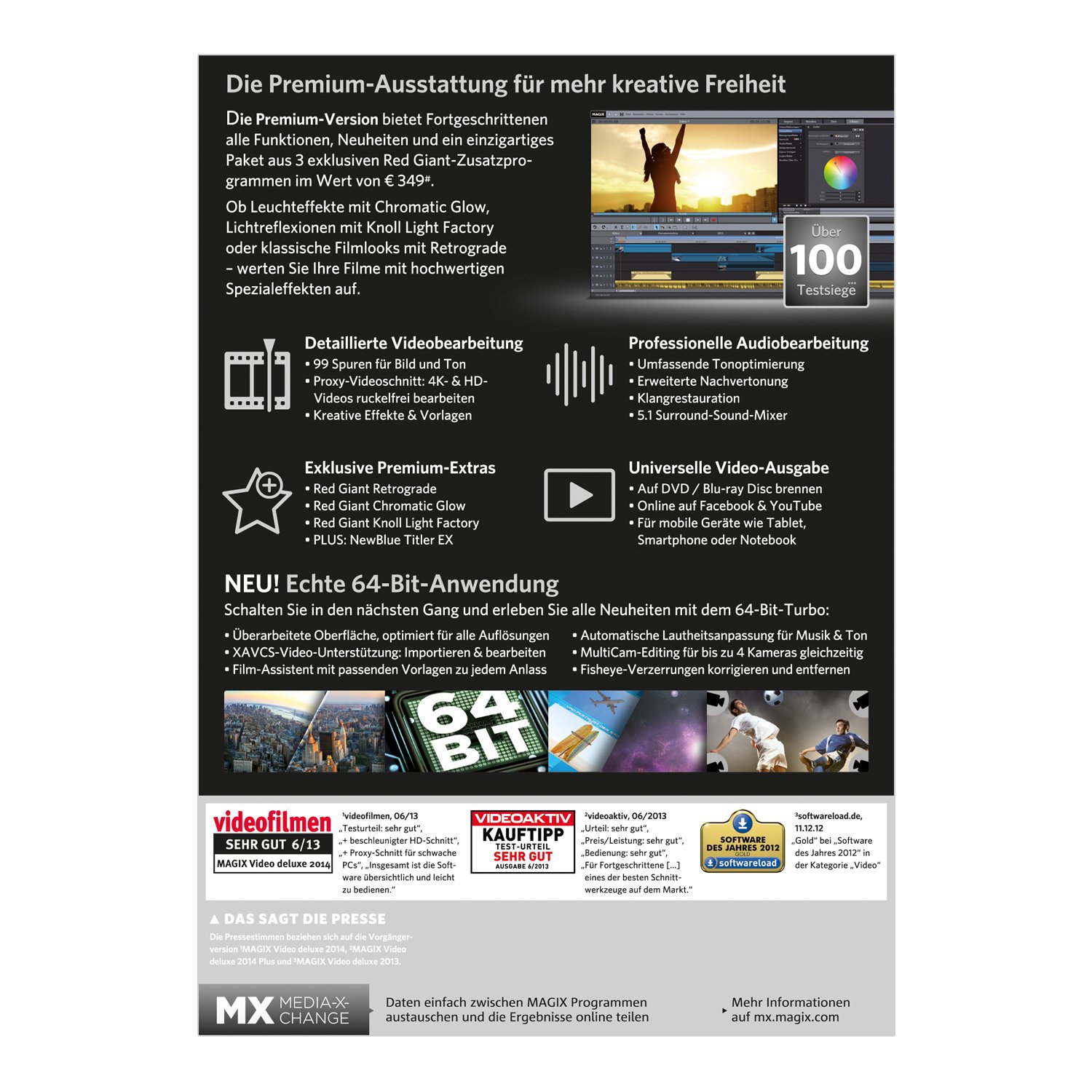 MAGIX Video deluxe 2015 Premium [Download]