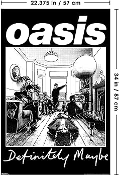 oasis ポスター Amazon.com: Trends International Oasis - Definitely Maybe Wall