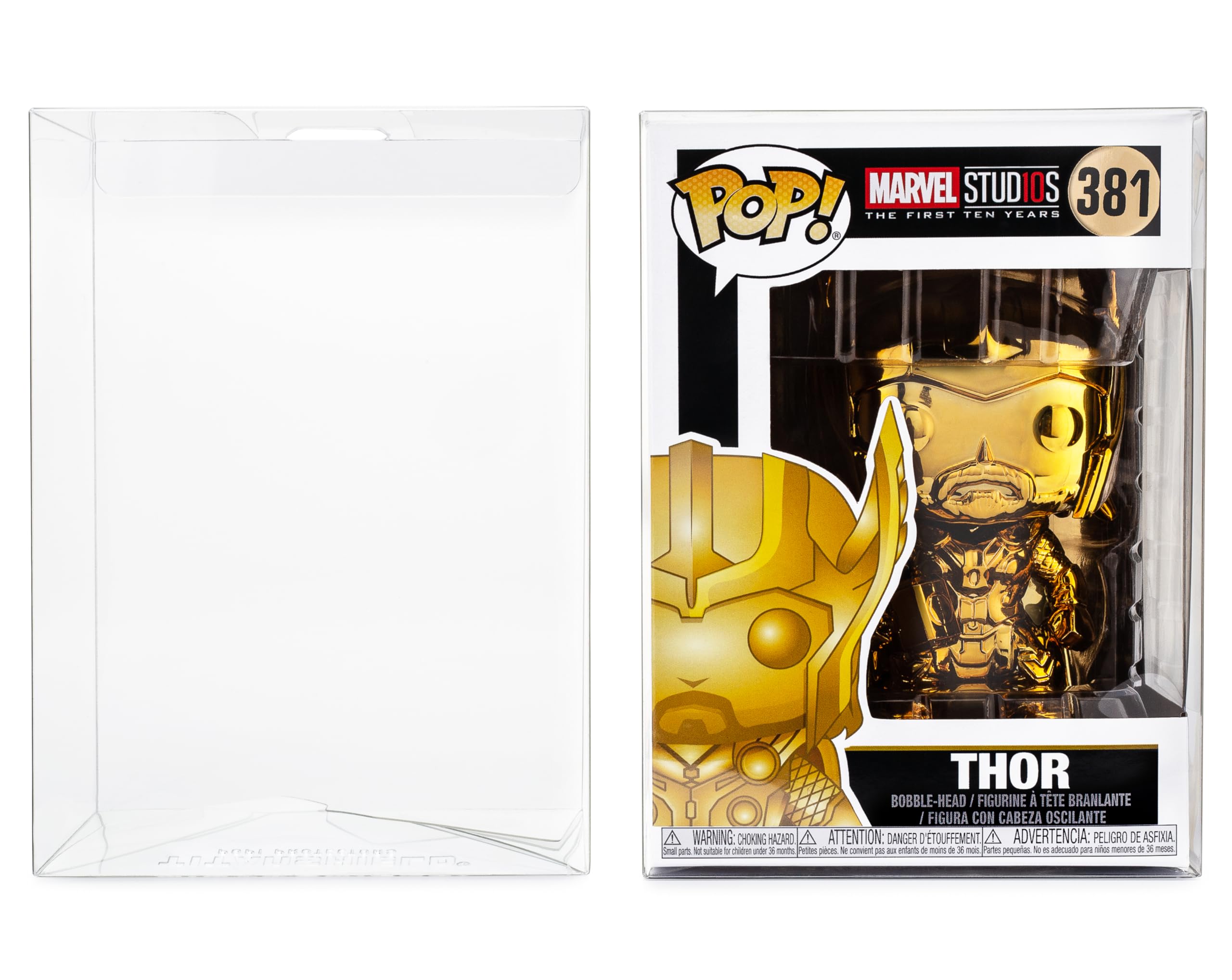 TitanShield Funda protectora de 0.5 mm compatible con Funko - Figuras de vinilo Pop de 4 pulgadas (paquete de 8)