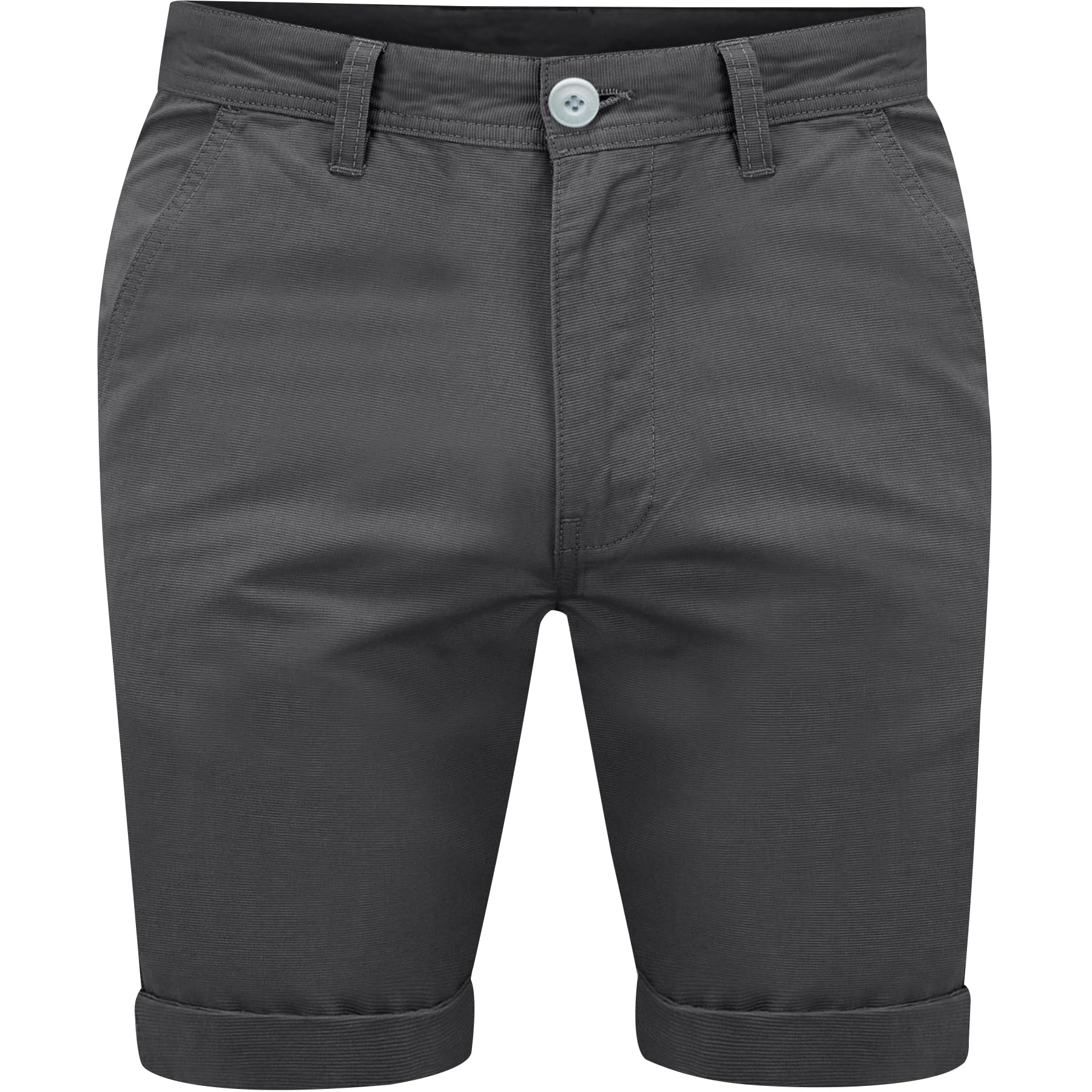 Westace Men's Charcoal Chino Shorts Casual 100% Cotton Cargo Combat 40
