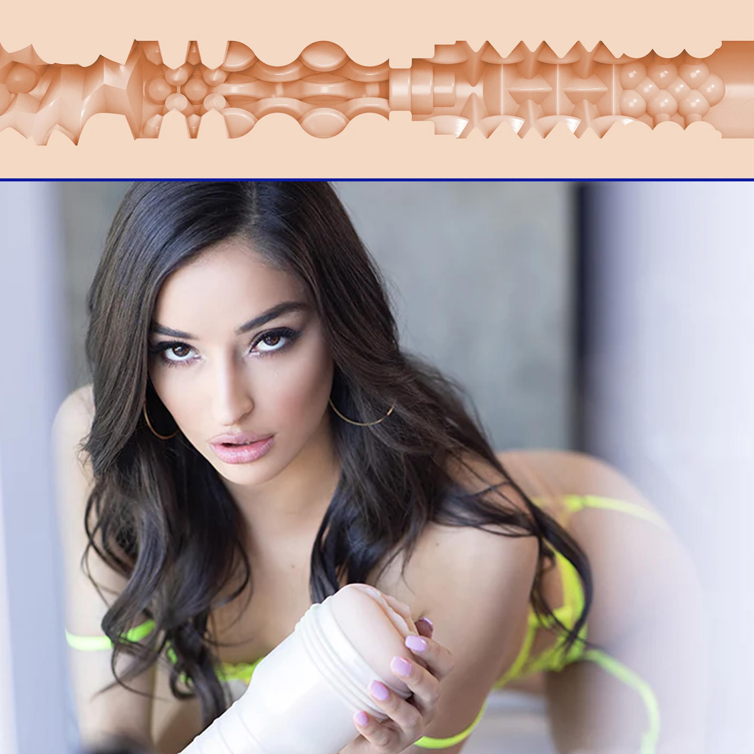 Fleshlight Emily Willis Smash (Butt) - Masturbatore Uomo - Esperienza reale - Superskin - Facile da pulire