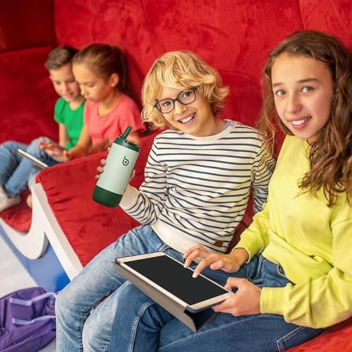 Miniatura 8 de Botellas de agua aisladas de 2 onzas con tapa a prueba de fugas, botella de agua de acero inoxidable al vacío de doble pared