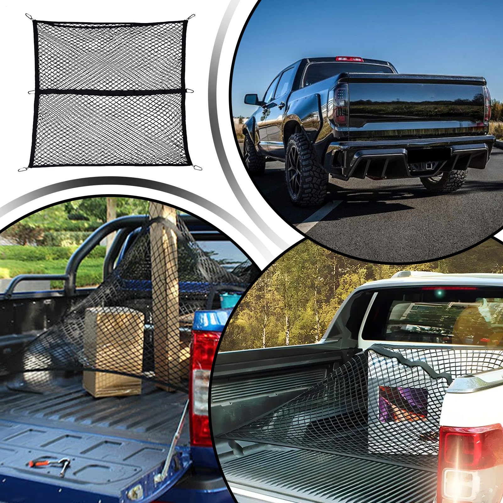 Filet De Bâche Camion Filet Haute Élasticité Renforcé