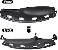Vista 6 de ECOTRIC Cubierta de Tablero Compatible con Dodge Ram 1500 1998-2001/Dodge Ram 2500 3500 1998-2002, Cubierta Negra para Tablero