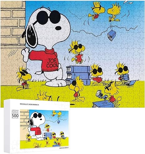 Amazon Co Jp スヌーピー パズル500 1000枚 おもちゃのブロックパズル 初心者の娯楽パズル 大人と子供のパズル かわいい アニメのデザイン ホーム キッチン