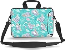 HEABPY Messenger Bag Carrying Case Sleeve with Handle Accessory Pocket Fits Laptops/Notebook/ebooks/tablet/ipad (Sloth, 14-15.6 inch)