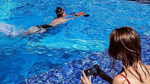 Miniatura 4 de Patinete subacuático con soporte de cámara de acción y 2 velocidades para deportes acuáticos, mar, piscina y buceo, tabla de surf, esnórquel