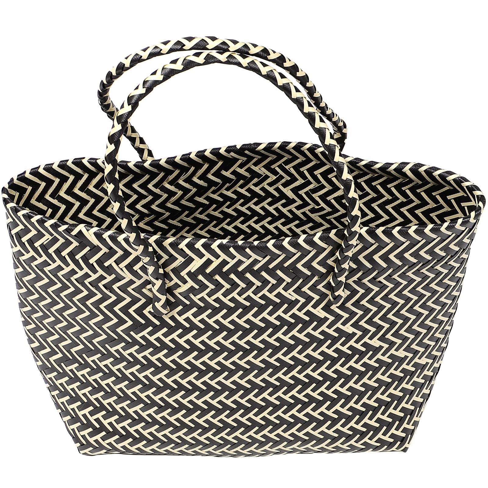 Panier tissé main grosse taille pour remplacer les sacs jetables fragiles