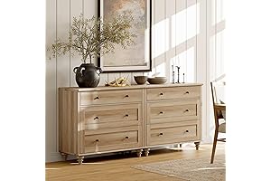 WAMPAT Modern Light Wood Dressers for Bedroom