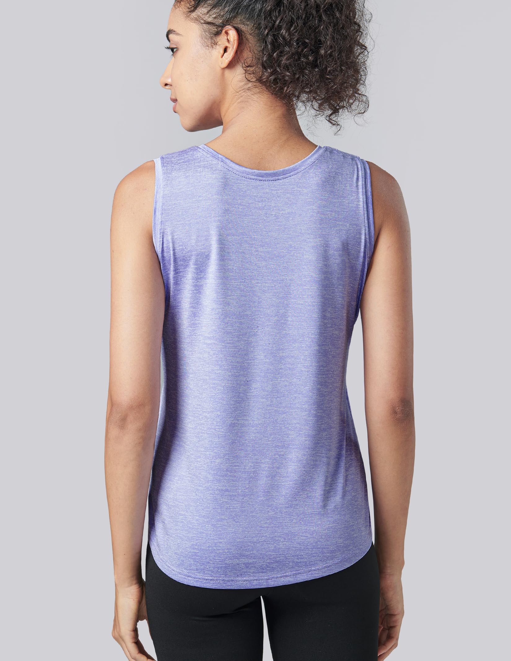 Paquete de 5 camisetas sin mangas de entrenamiento para mujer, camisetas atléticas sin mangas para mujer, camisetas de ejercicio para yoga, tenis