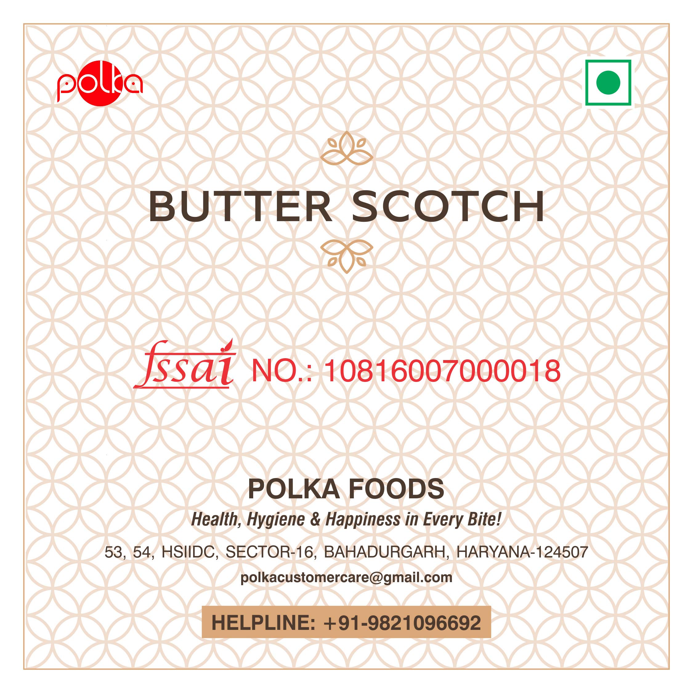 POLKA BUTTER SCOTCH COOKIES BISCUIT, 200 GM,BUTTER COOKIES,CRUNCHY,MIXED DRY FRUIT, FLAVOUR COOKIES - Image 5 thumbnail