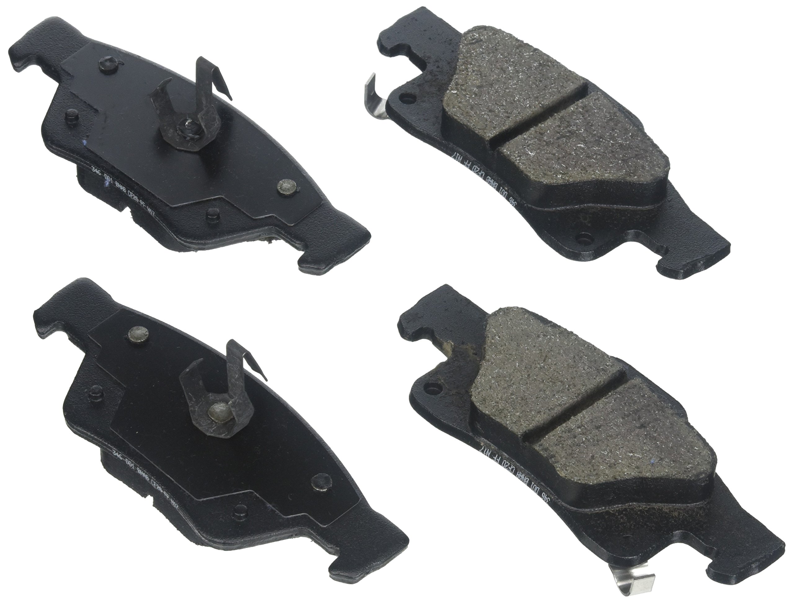 Bosch BE1324H Blue Disc Brake Pad Set with Hardware - FRONT — view 41