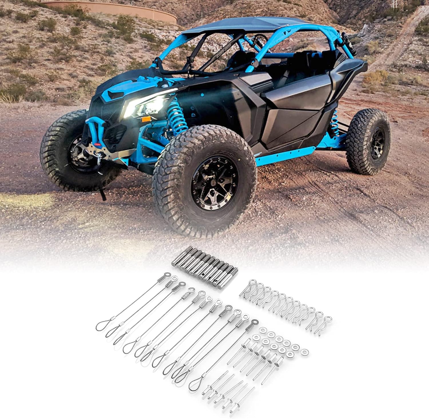 WeiSen Clutch Cover Pin Kit, Easy Belt Quick Release Belt