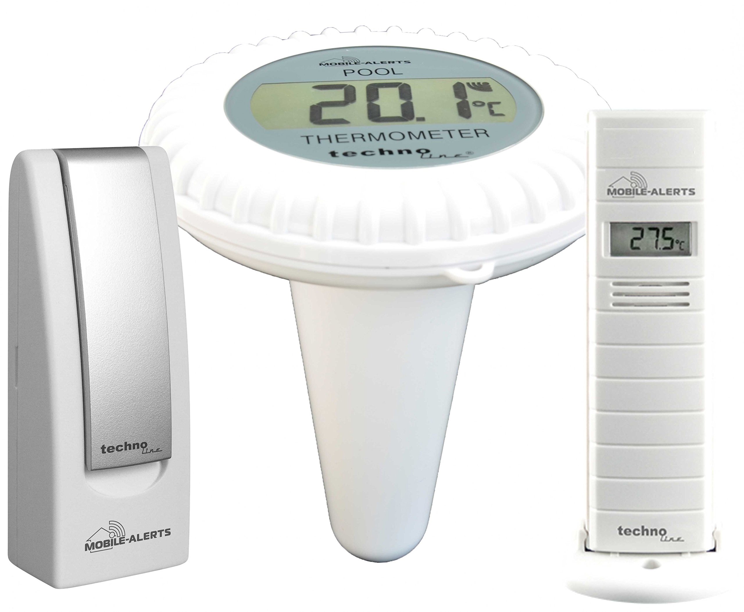 Technoline POOLTHERMOMETER MA 10070 Mobile ALERTS Gateway + POOLSENDER und Thermo HYGRO Sender